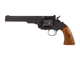 Barra Schofield No. 3 CO2 BB revolver with two sets grips (polymer faux wood and ivory) - Caliber 0.177 - FPS 445