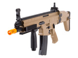 FN Herstal SCAR-L Spring Airsoft Rifle, Tan - Caliber 0.24 - FPS 400