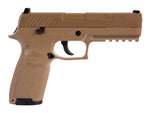 SIG Sauer P320 CO2 Pistol, Metal Slide, Coyote Tan - Caliber 0.177 - FPS 430