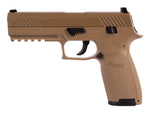 SIG Sauer P320 CO2 Pistol, Metal Slide, Coyote Tan - Caliber 0.177 - FPS 430