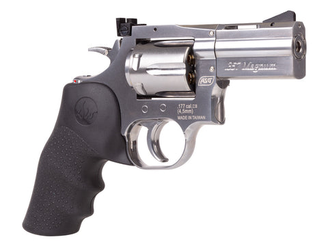 Dan Wesson 715 2.5" Pellet Revolver, Silver - Caliber 0.177 - FPS 344