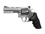 Dan Wesson 715 4" Pellet Revolver, Silver - Caliber 0.177 - FPS 410