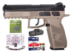 CZ P-09 Duty CO2 Pistol, DT-FDE Kit - Caliber 0.177 - FPS 412