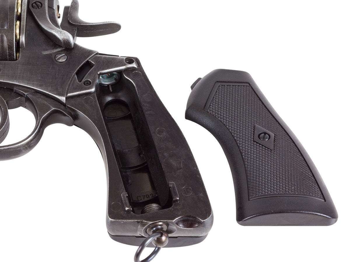 Webley MKVI CO2 Pellet Revolver, Battlefield Finish - Caliber 0.177 - FPS 430