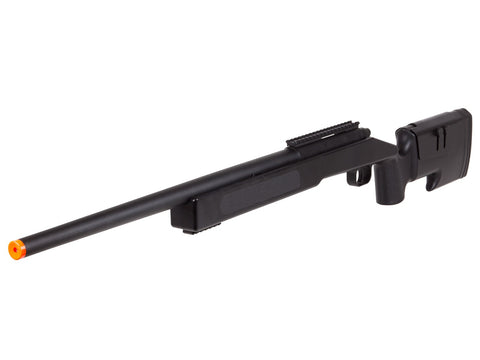 ASG M40A3 Spring Airsoft Sniper Rifle, Black - Caliber 0.24 - FPS 449