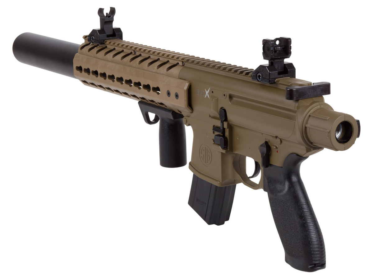 SIG Sauer MCX PCP Pellet Rifle in Flat Dark Earth with Air Venturi Tank - Caliber 0.177 - FPS 600