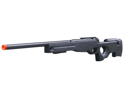 TSD UHC UA-317 Type96 Sniper Airsoft Rifle, Black - Caliber 0.24 - FPS 390  + 3-9x40 Scope with Blue Reticle
