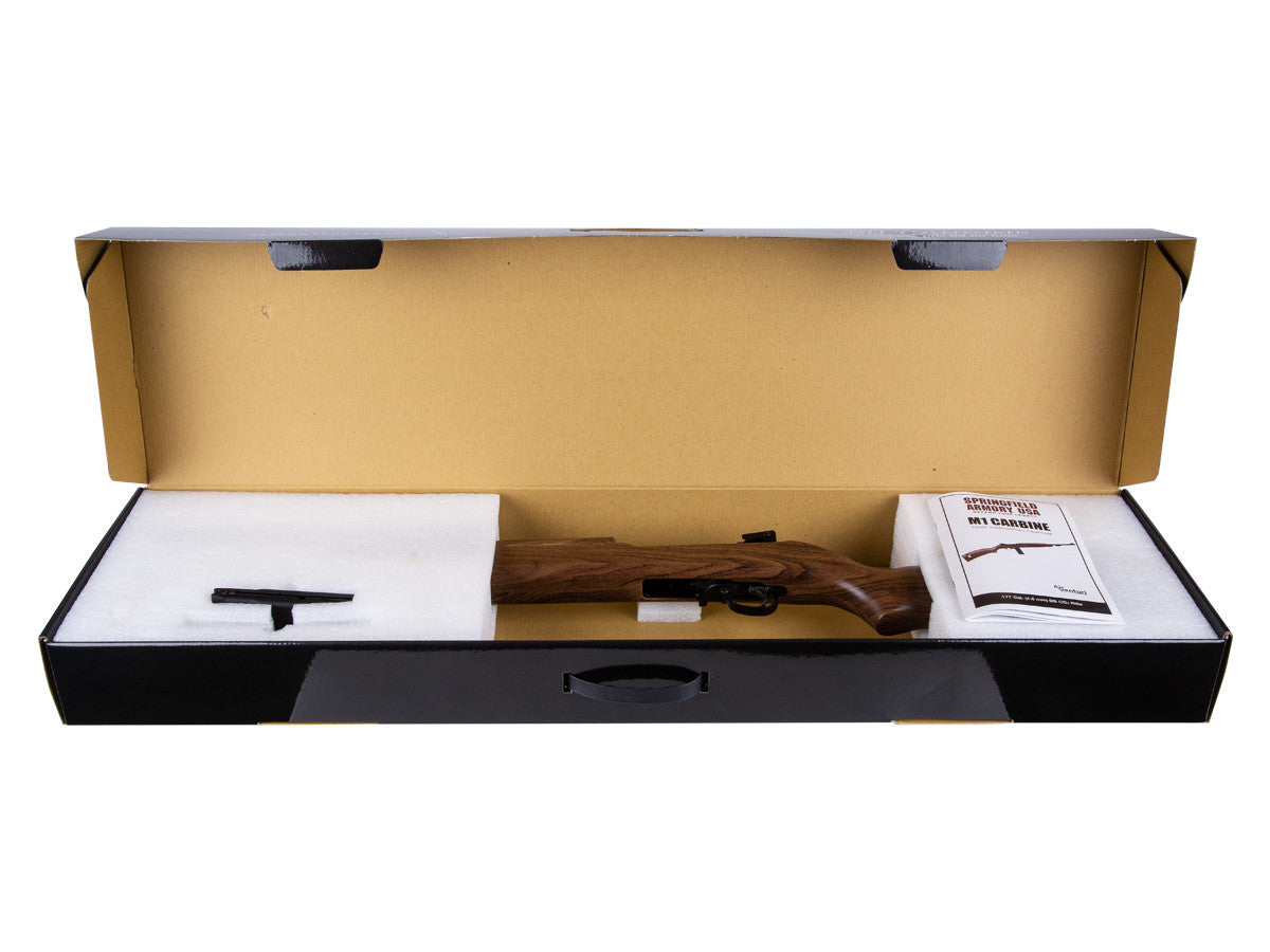 Springfield Armory M1 Carbine, CO2, Blowback, .177 cal. BB Rifle with Wooden Stock - Caliber 0.177 - FPS 425