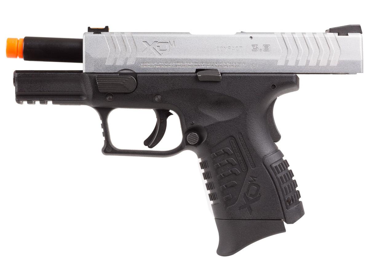 Springfield Armory XDM 3.8" GBB Airsoft Pistol, Bi-Tone - Caliber 0.24 - FPS 280
