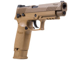 SIG Sauer M17 P320 ASP, CO2 Pellet Pistol, Tan - Caliber 0.177 - FPS 430