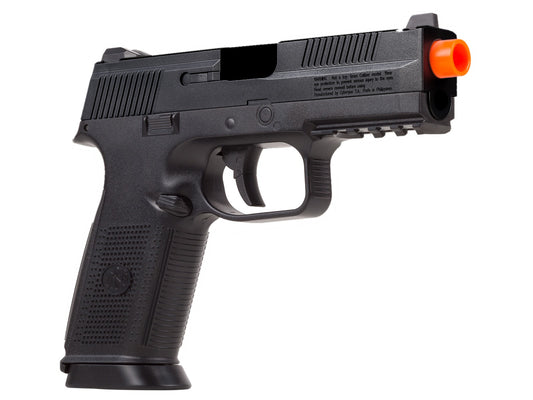 FN Herstal FNS-9 Spring Airsoft Pistol, Black - Caliber 0.24 - FPS 300