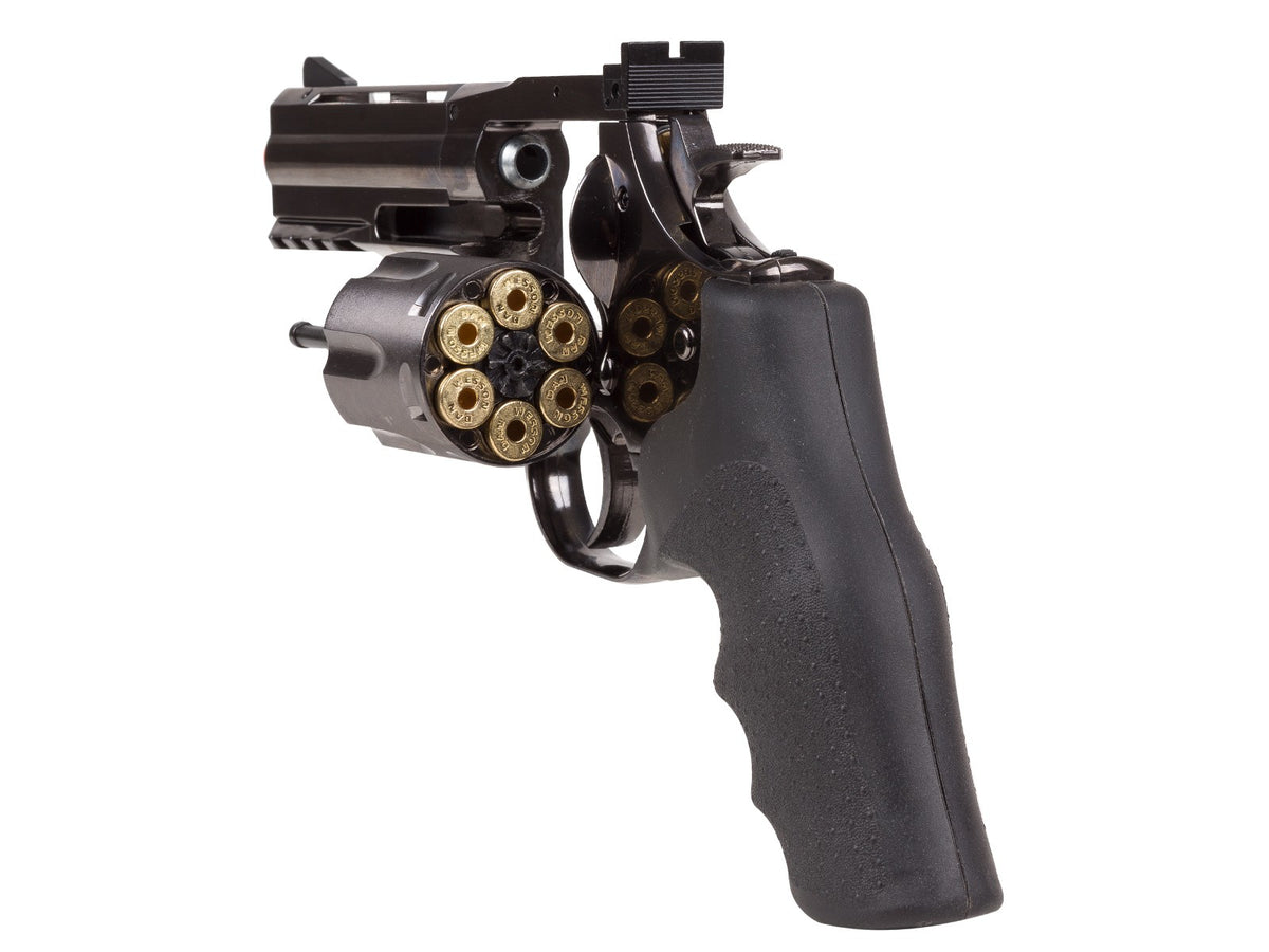 Dan Wesson 715 4" CO2 Airsoft Revolver, Steel Grey - FPS 410