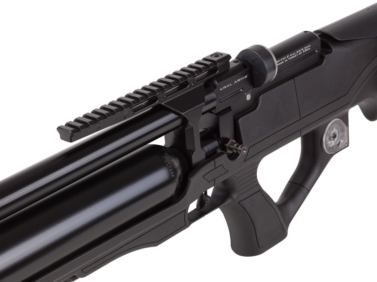 Kral Puncher Knight S PCP Air Rifle, Synthetic Stock - Caliber 0.22 - FPS 900