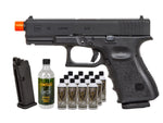 Umarex Elite Force Glock 19 Gen3 GBB Airsoft Pistol Kit - Caliber 0.24 - FPS 290