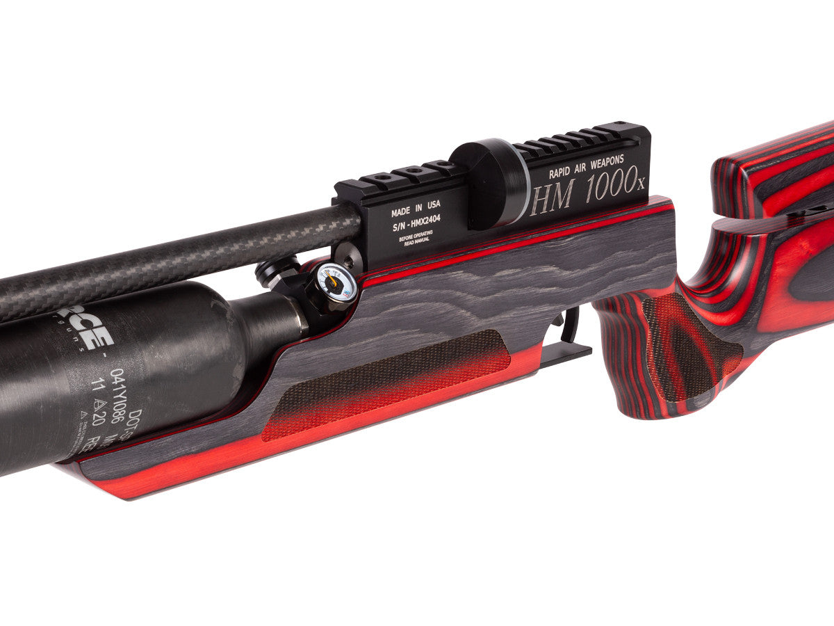 RAW HM1000x LRT Rifle, Red, Right-Hand Action,.30Caliber - Caliber 0.30 - FPS 870