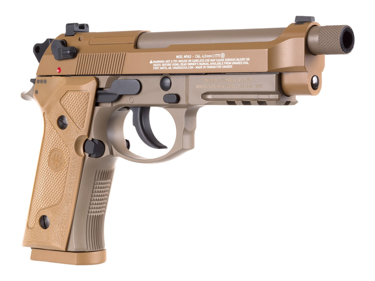 Beretta M9A3 Full Auto .177 CO2 Air Pistol - Caliber 0.177 - FPS 330