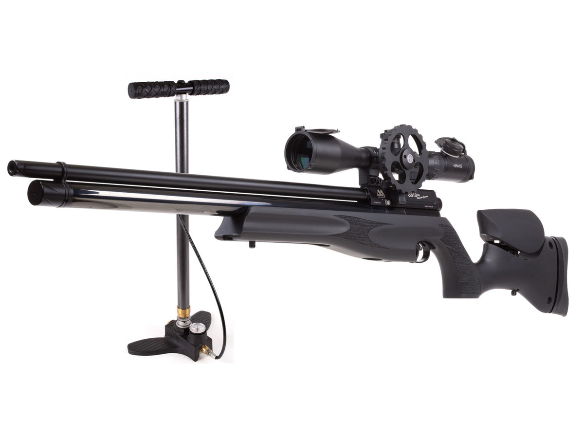 Air Arms S510 XS Ultimate Sporter, Black Soft Touch Pump Kit - Caliber 0.177 - FPS 1035