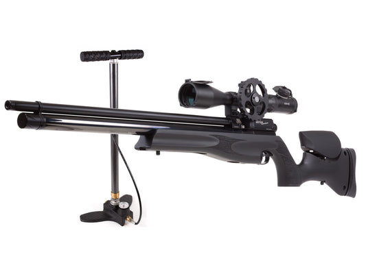Air Arms S510 XS Ultimate Sporter, Black Soft Touch Pump Kit - Caliber 0.177 - FPS 1035