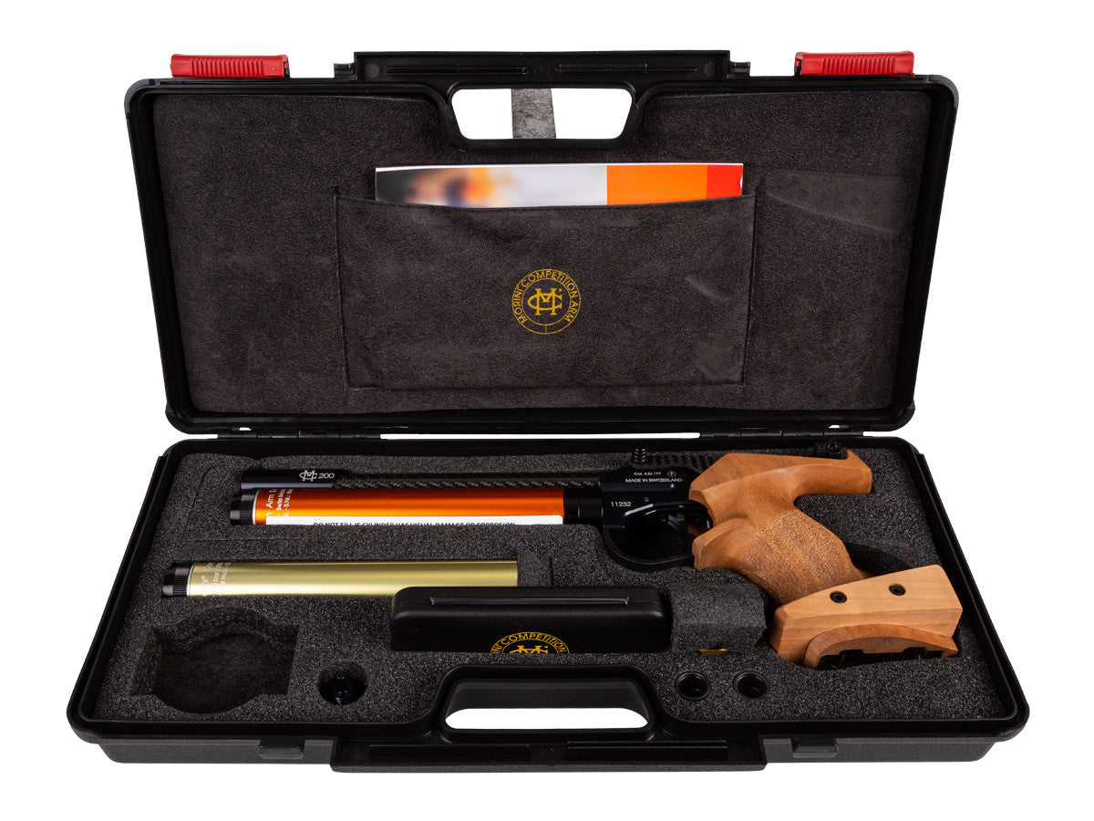 Morini CM 200EI pistol, smallRH grip, electronic trigger - Caliber 0.177 - FPS 492