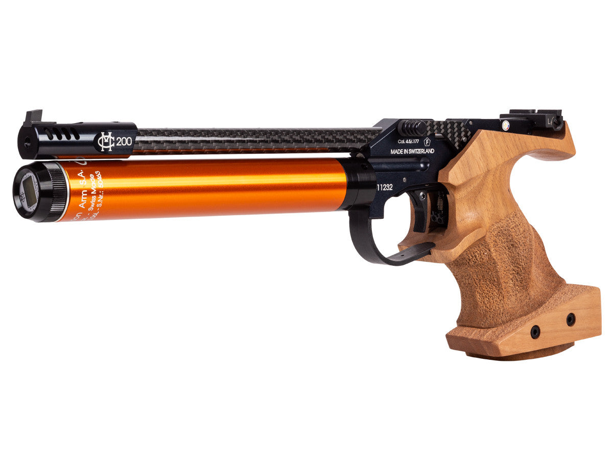 Morini CM 200EI pistol, smallRH grip, electronic trigger - Caliber 0.177 - FPS 492