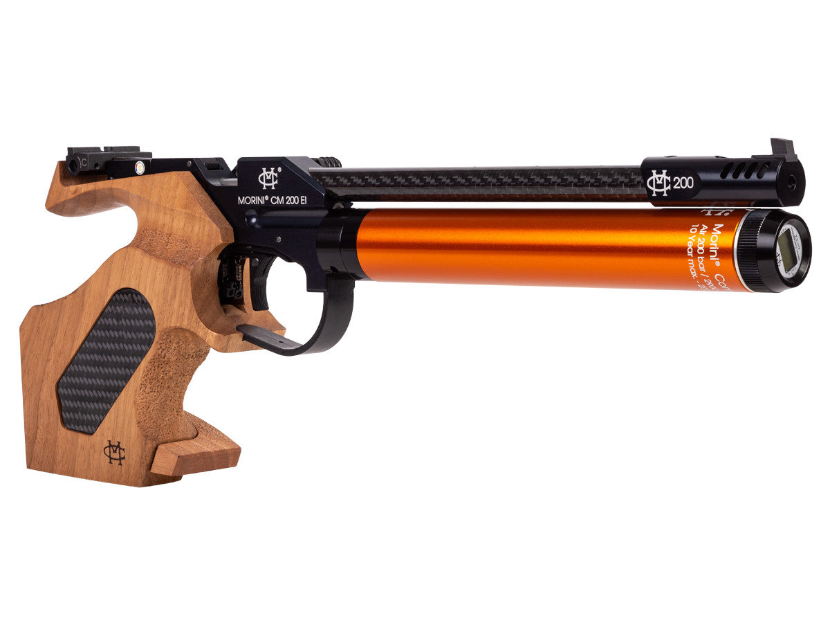 Morini CM 200EI pistol, smallRH grip, electronic trigger - Caliber 0.177 - FPS 492