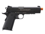 Elite Force 1911 CO2 TAC CO2 Airsoft Pistol, Black - Caliber 0.24 - FPS 345