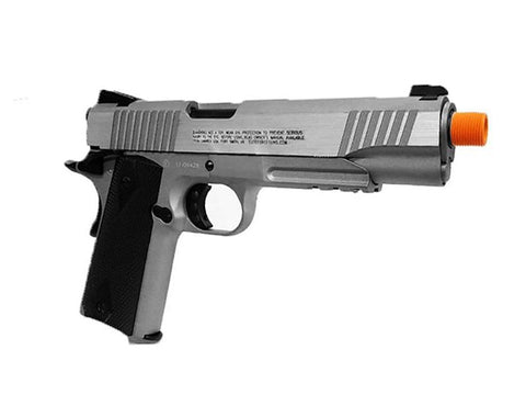 Elite Force 1911 CO2 TAC CO2 Airsoft Pistol,,  Silver - Caliber 0.24 - FPS 345