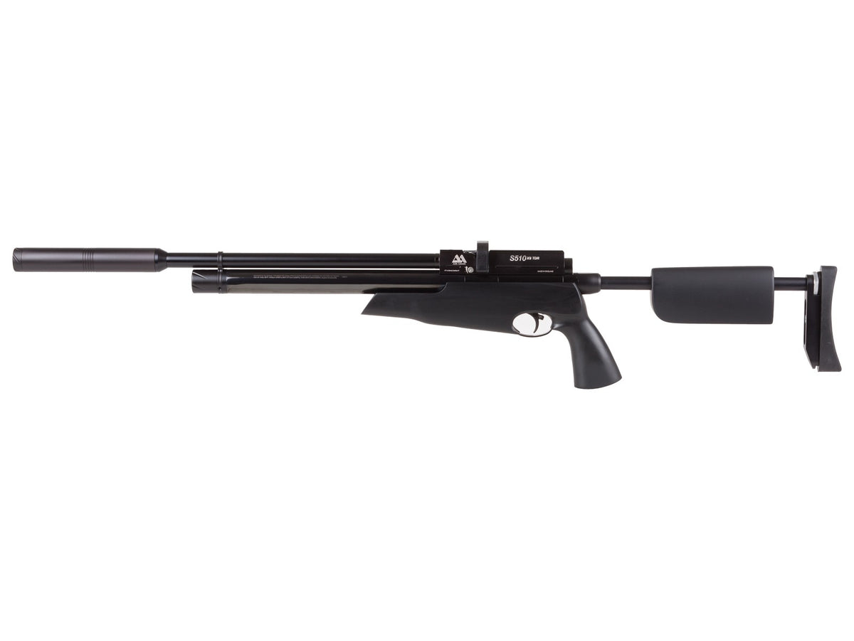 Air Arms S510 XS TDR Tactical, Regulated, Black Soft Touch - Caliber 0.177 - FPS 1035