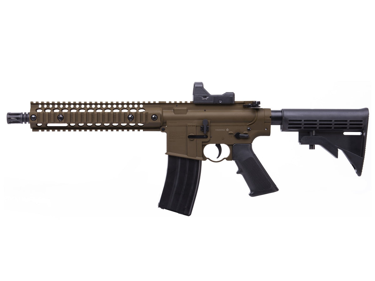 Crosman R1 Full Auto BB Air Rifle with Red Dot Sight - Caliber 0.177 - FPS 430