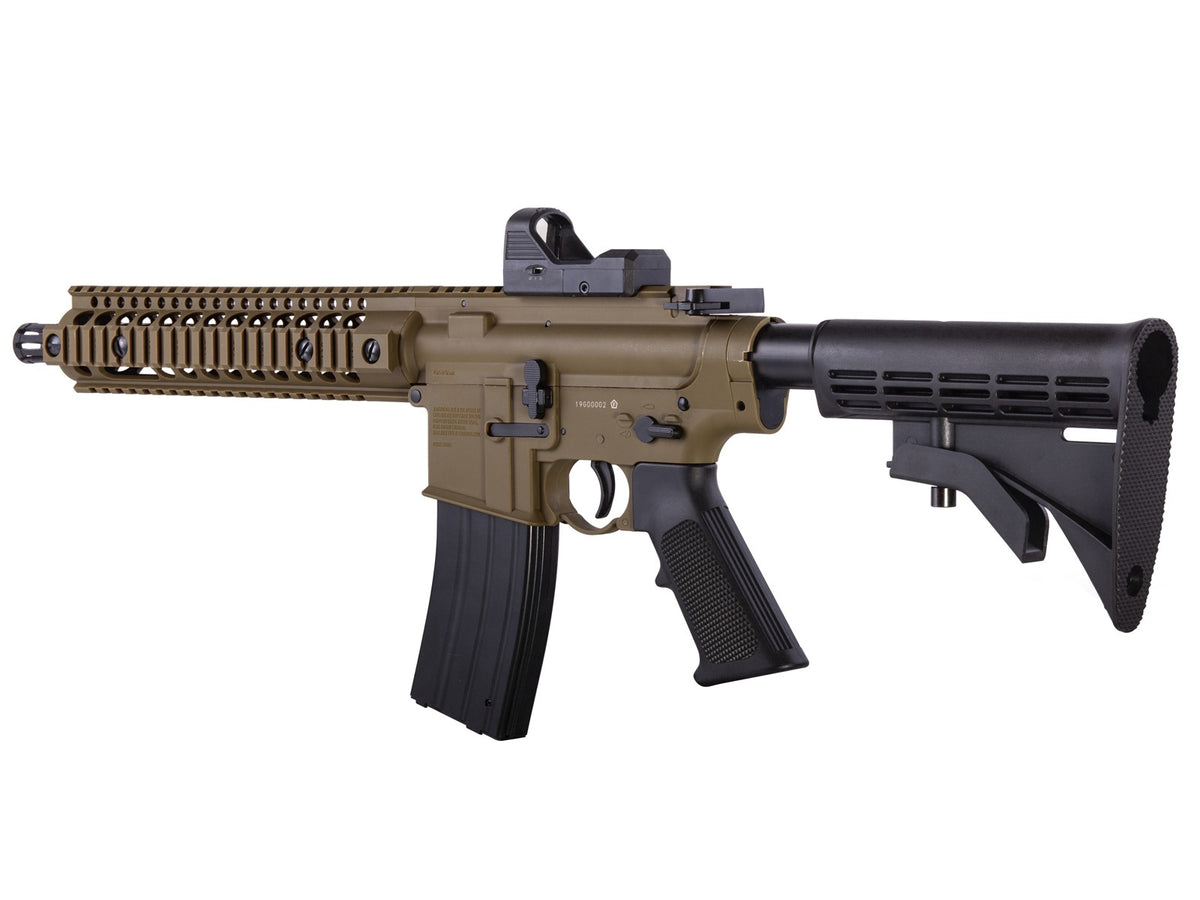 Crosman R1 Full Auto BB Air Rifle with Red Dot Sight - Caliber 0.177 - FPS 430
