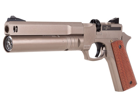 Ataman AP16 Compact Air Pistol, Titanium - Caliber 0.22 - FPS 590