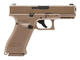 Glock 19X CO2 Blowback .177 BB Gun, Tan - Caliber 0.177 - FPS 377