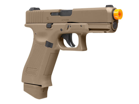 Glock 19X CO2 Blowback Airsoft Pistol, Tan - Caliber 0.24 - FPS 410