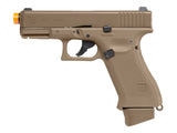 Glock 19X CO2 Blowback Airsoft Pistol, Tan - Caliber 0.24 - FPS 410