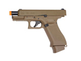 Glock 19X CO2 Blowback Airsoft Pistol, Tan - Caliber 0.24 - FPS 410