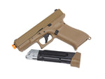 Glock 19X CO2 Blowback Airsoft Pistol, Tan - Caliber 0.24 - FPS 410