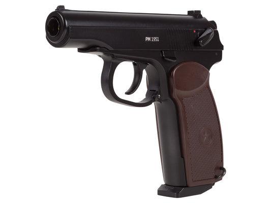 Gletcher PM 1951 .177 CO2 Blowback Metal BB Pistol - Caliber 0.177 - FPS 328