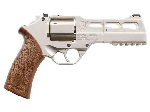 Chiappa Rhino 50DS CO2 .177 BB Revolver, Nickel - Caliber 0.177 - FPS 328