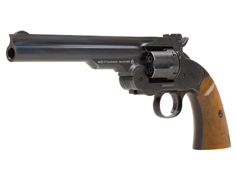 Barra Schofield No.3 Aged CO2 BB Revolver, Full Metal - Caliber 0.177 - FPS 445