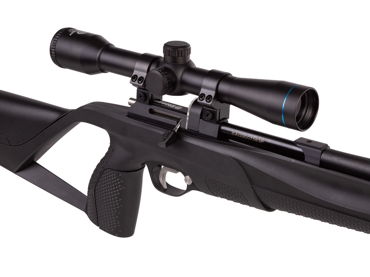 Stoeger XM1 S4 Suppressor PCP Air Rifle, Black - Caliber 0.22 - FPS 1000