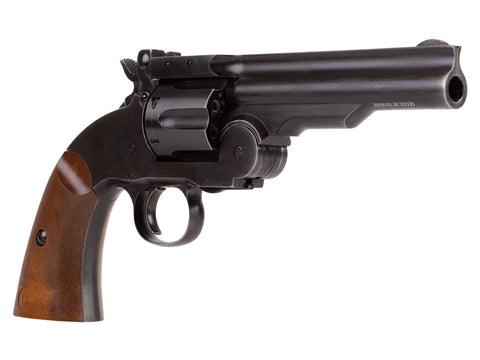 Schofield No. 3 Aged CO2 BB Revolver, 5" Barrel - Caliber 0.177 - FPS 400