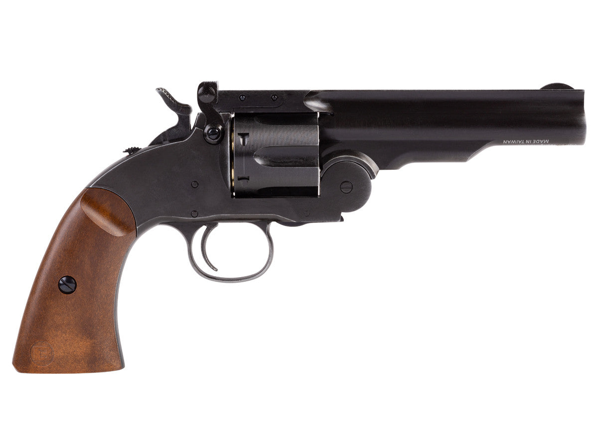 Schofield No. 3 Aged CO2 BB Revolver, 5" Barrel - Caliber 0.177 - FPS 400