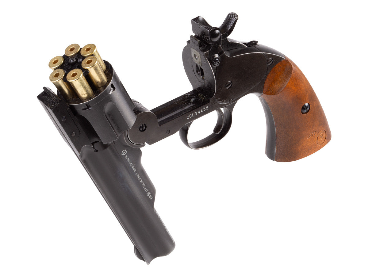 Schofield No. 3 Aged CO2 BB Revolver, 5" Barrel - Caliber 0.177 - FPS 400
