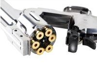 Schofield No. 3 Nickel CO2 BB Revolver, 5" Barrel - Caliber 0.177 - FPS 400