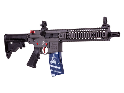 Crosman R1 Full Auto BB Air Rifle, Fallen Patriots Edition - Caliber 0.177 - FPS 430