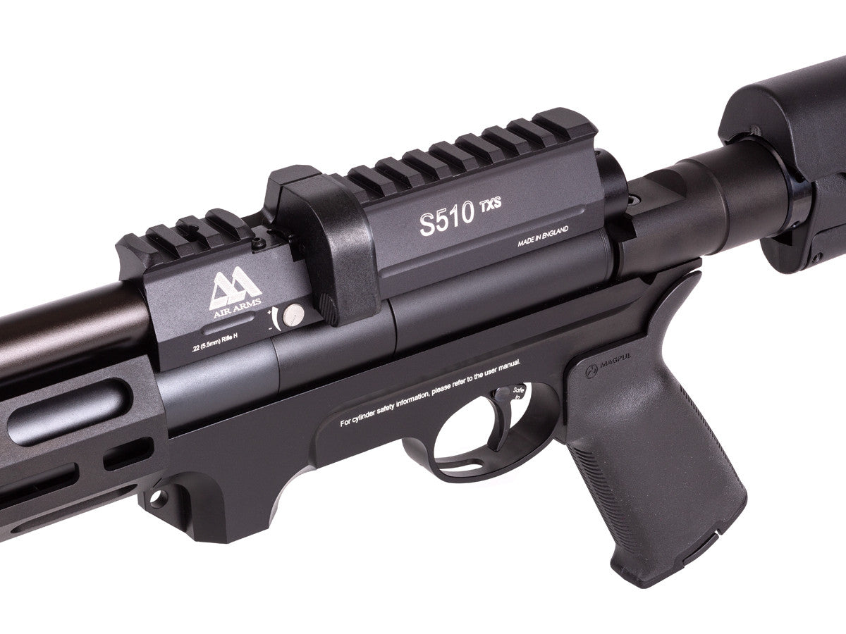 Air Arms S510 XS Tactical PCP Air Rifle - Caliber 0.177 - FPS 1035