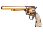 Colt Peacemaker 7.5" CO2 BB Revolver, Nickel Weathered - Caliber 0.177 - FPS 410