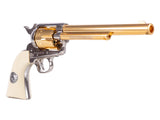 Colt Peacemaker 7.5" CO2 BB Revolver, Nickel Weathered - Caliber 0.177 - FPS 410