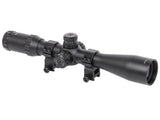 CenterPoint 3-12x44 PLT Rifle Scope, Pic. Rings