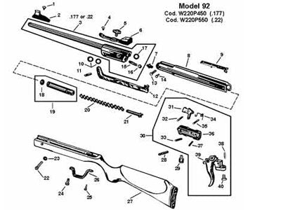 RWS Trigger Hook Spring / 92